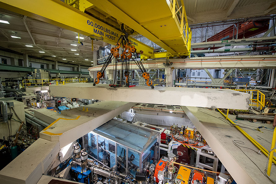 Roof blocks being moved in ALS Sector 12 area