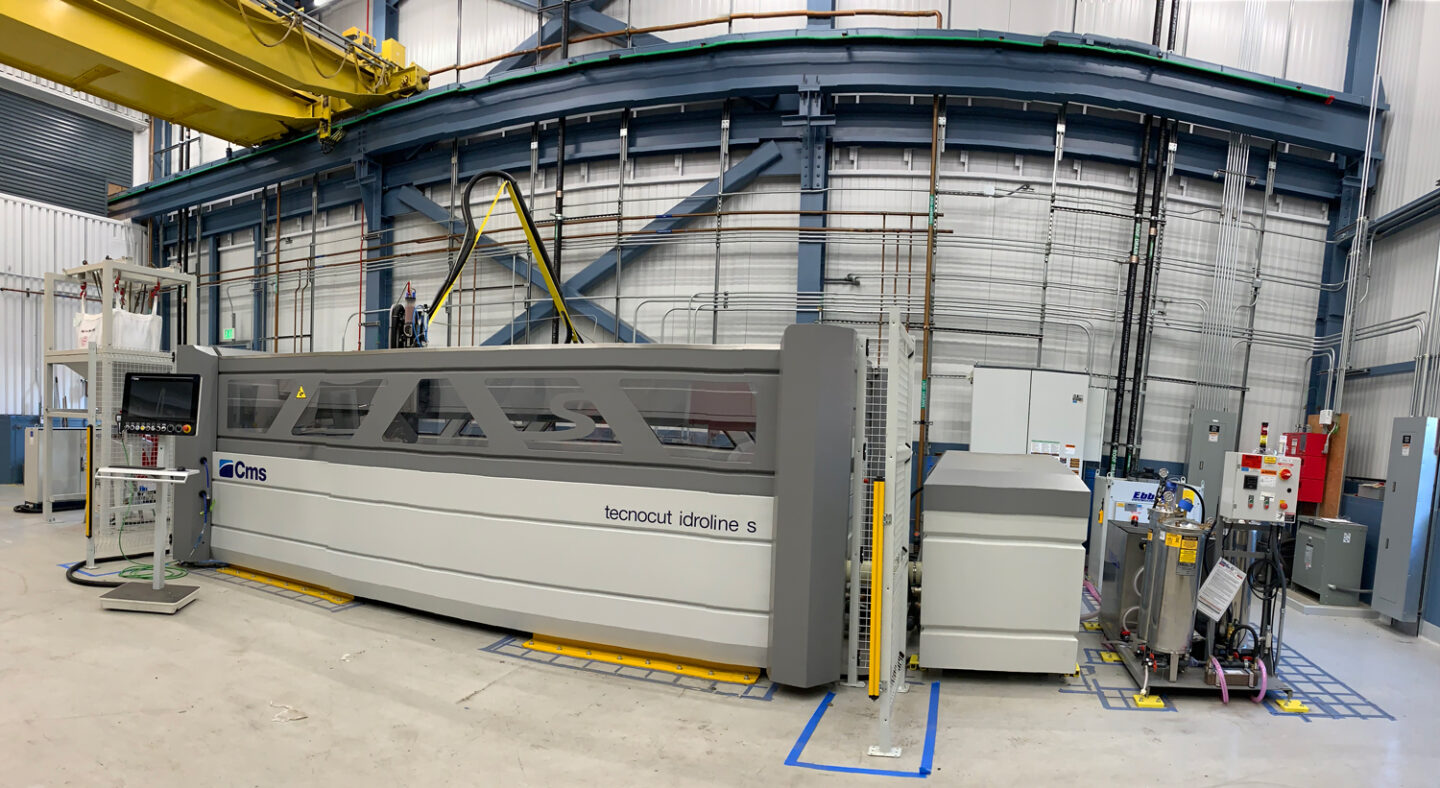 New state of the art waterjet in Building 77