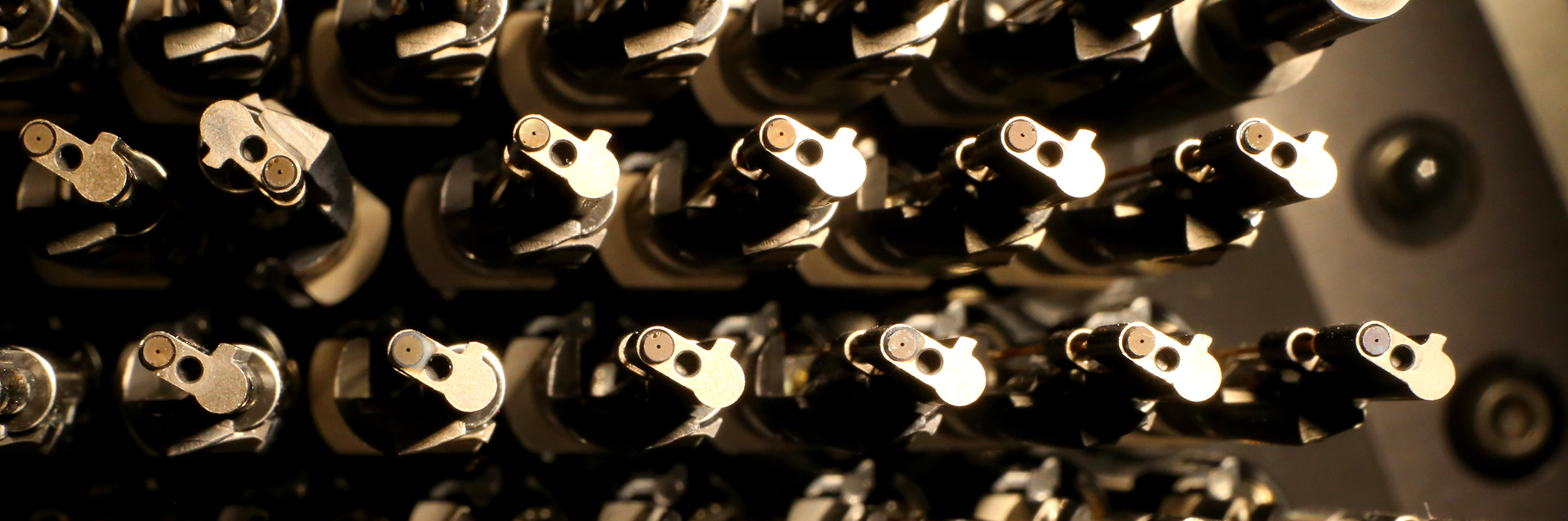 Close up of gear components.