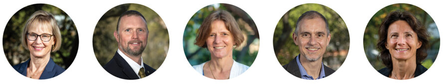 Headshots of Division directors at Berkeley Lab