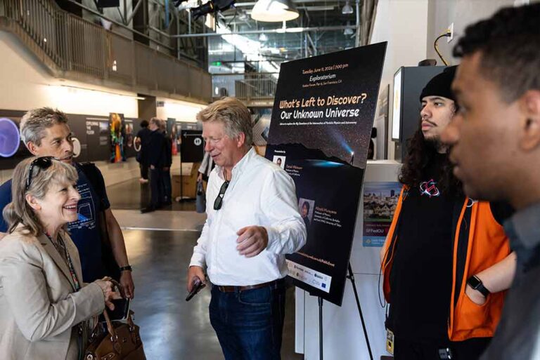 ATAP's Prestemon talking with various guests at the event