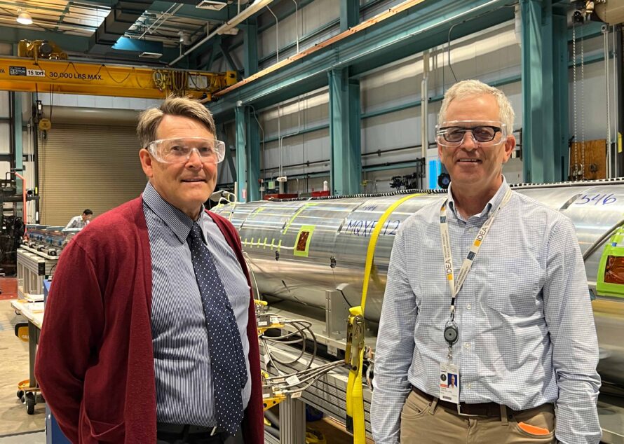 Henrik von der Lippe with Ross Schlueter, Interim Engineering Director 