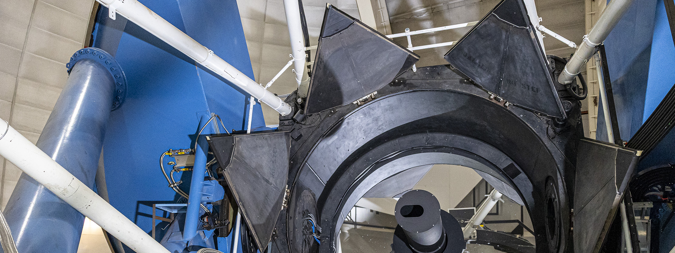 Mirrors of the Mayall 4-meter telescope.
