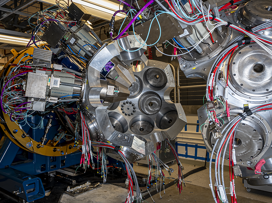 GRETA as it's being constructed.