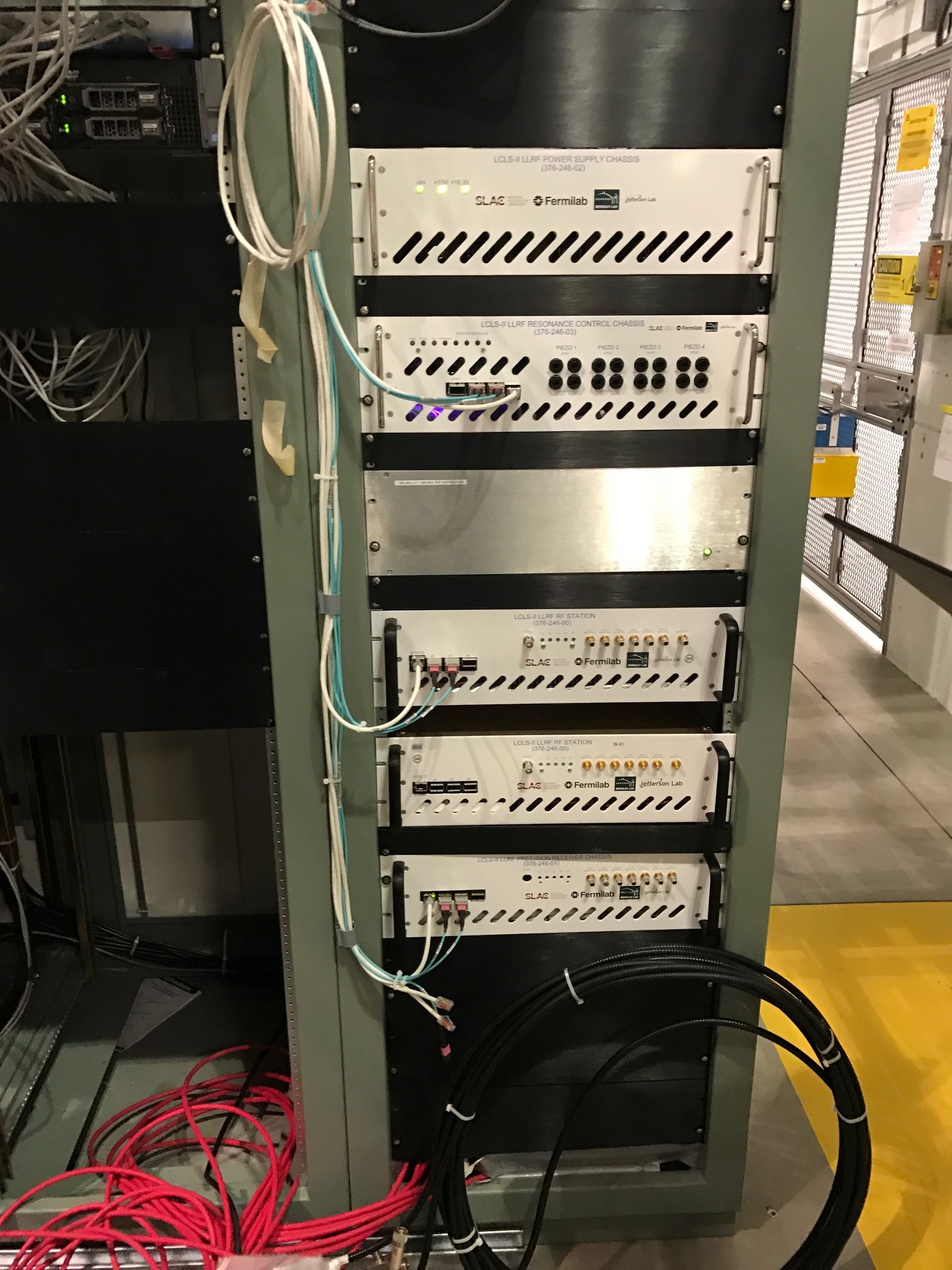 LCLS-II full RF rack